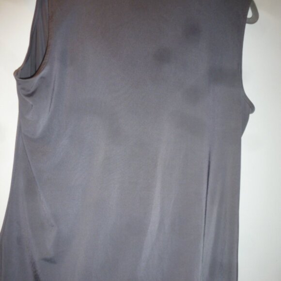 Worthington Sleeveless Cowl Neck Ruched Draped Blouse – Size Large - Picture 4 of 6